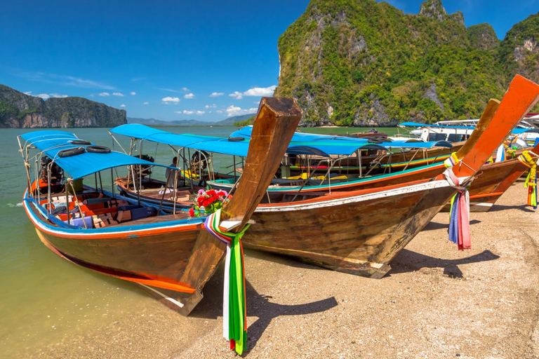 Krabi : excursion sur l&#039;île de James Bond et à Phang Nga en bateau à longue queueTour en bateau à longue queue dans la baie de Phang Nga