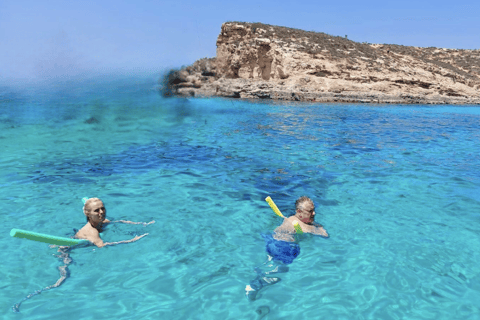 Comino Splash &amp; Dash: Tour privato in barca della laguna blu/cristallinaDa Mgarr/Cirkewwa: Tour privato in barca della laguna blu/cristallina