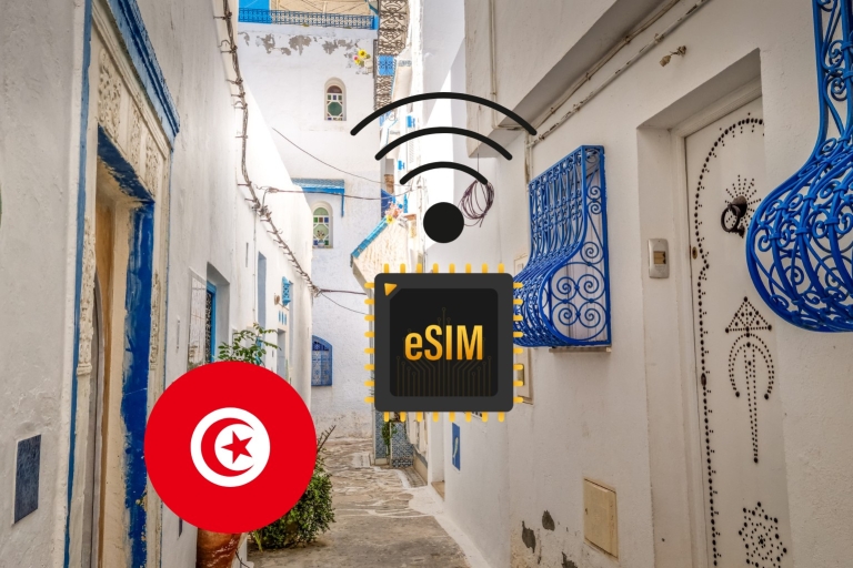 eSIM Hammamet : Internet Data Plan for Tunisia 4G/5G Hammamet 3GB 15Days