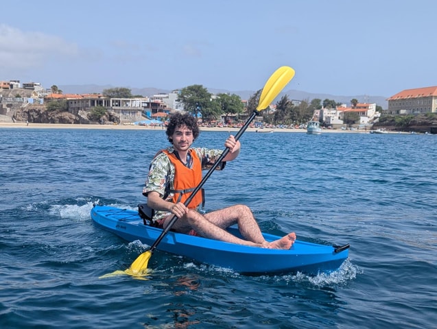 Guided Kayaking Tour in Tarrafal Bay