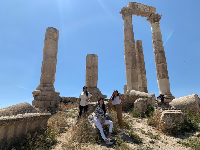 1-daagse privétour naar Amman Jerash en het kasteel van Ajloun