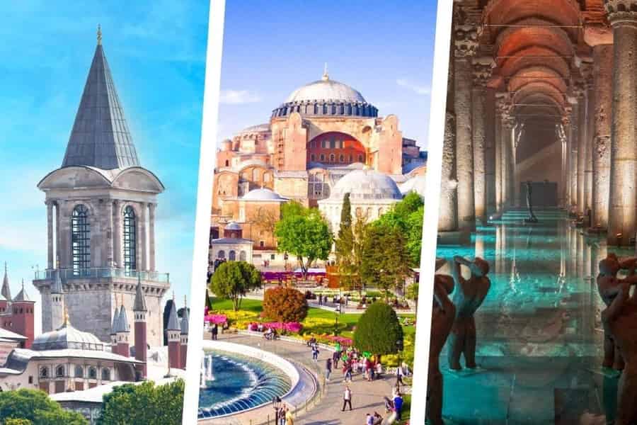 Kombiticket für den Topkapi-Palast, die Hagia Sophia und die Basilika Zisterne. Foto: GetYourGuide