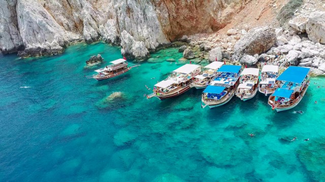 Visit From Antalya or Kemer Suluada Island Boat Trip with Lunch in Antalya