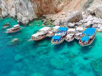 From Antalya or Kemer: Suluada Island Boat Trip with Lunch