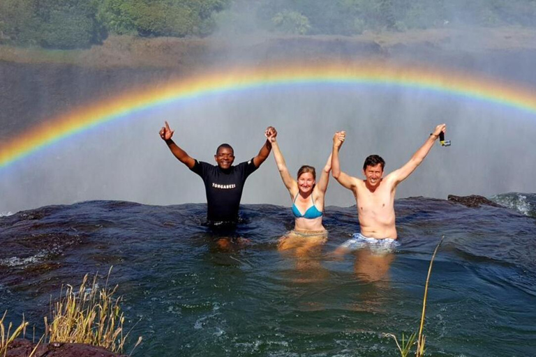 Victoria Falls: Devil's Pool and Livingstone Island Tour