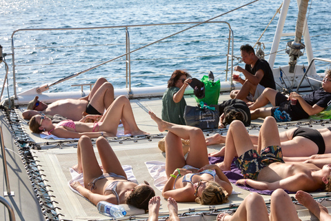 Ibiza: Formentera Sailing Catamaran with BBQ & Snorkeling