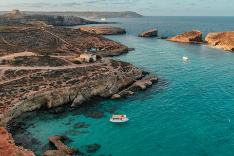 Malta: Gozo, Comino, Meereshöhlen und Kreuzfahrt zur Blauen Lagune