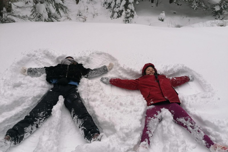从布拉索夫出发：克拉乌利石雪鞋徒步之旅从布拉索夫出发：克拉乌利石雪鞋之旅