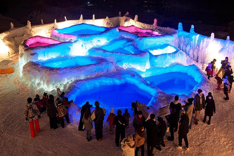 Sapporo: Lake Shikotsu Ice Festival & Lakeside Onsen Retreat