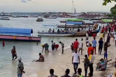 Stone town: Private Sunset Cruise with Local Music & Snacks Shared Tour with Hotel pick up and drop-off in Stone town