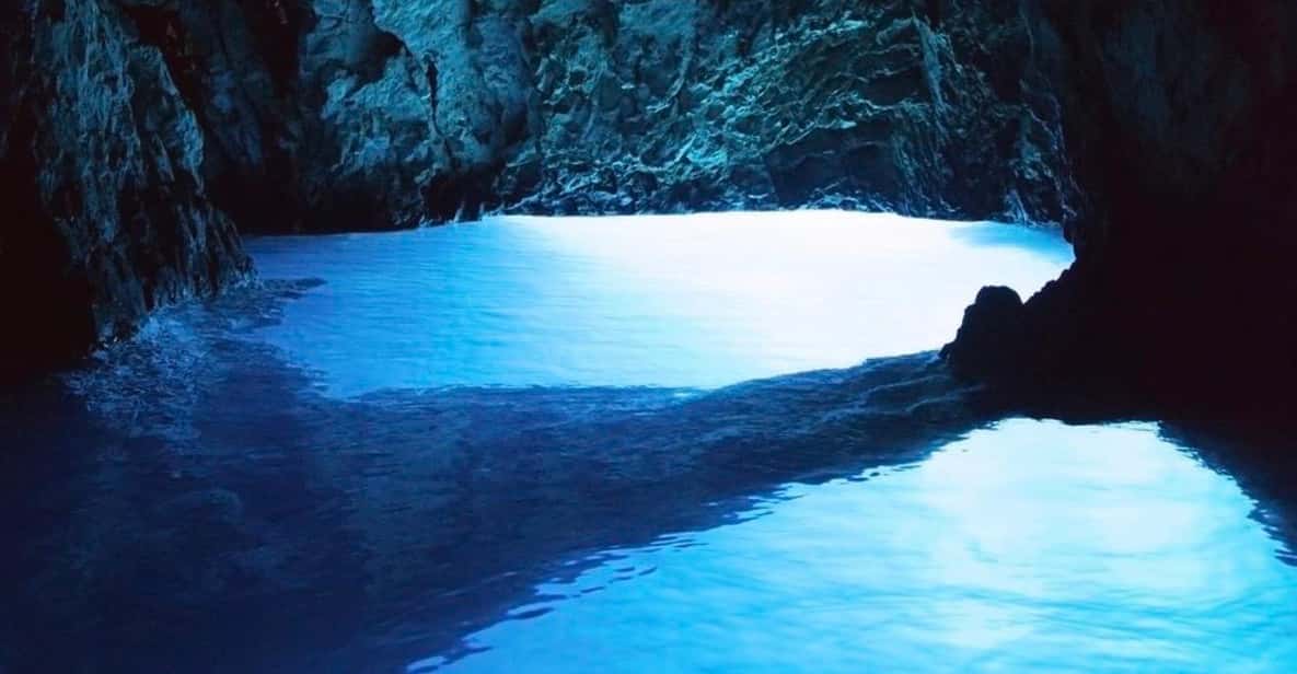 Blue Cave, Perast, & Submarine tunnel + Swimming — a boat tour from Kotor, Montenegro