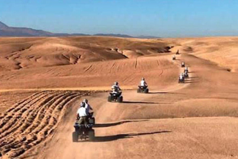 Marrakech: Camel & Quad Bike Tour with Sunset, Dinner & Show Marrakech: Quad Biking, Camel Ride, and Dinner in Agafay