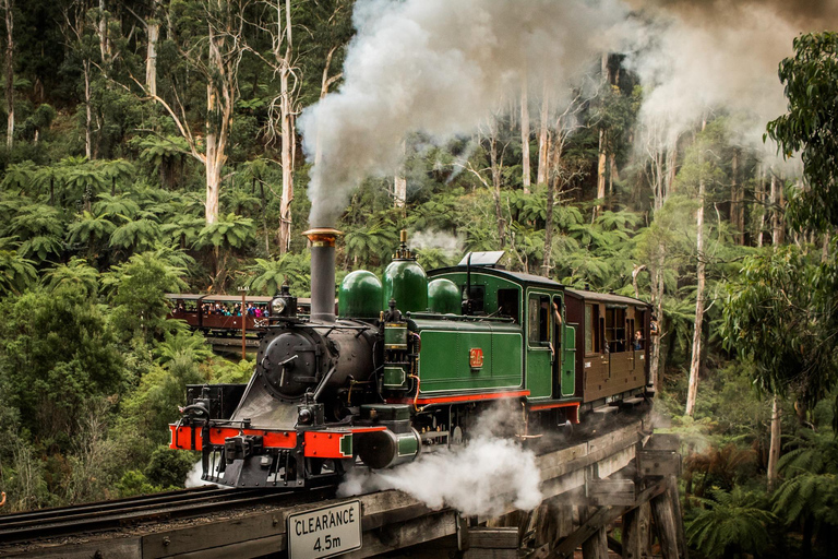 Melbourne: Puffing Billy Dampfzug und Philip Island