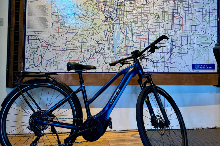 Portland: Forest Park Bike or E-Bike Tour Medium Carbon Gravel Bike (5'7"-5'11" or 170-181cm)