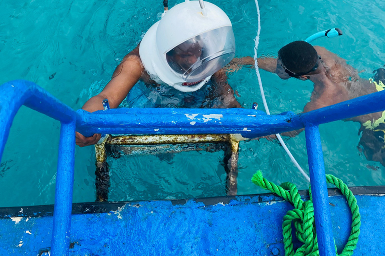 Zanzibar : expérience de marche sous-marine à la plage de Nungwi avec guideZanzibar : Promenade guidée sur la plage de Nungwi