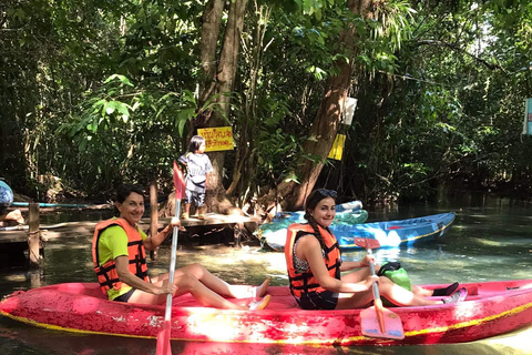 Krabi : Kayak sur l'Amazone Klong Srakaew et nourrissage des éléphants