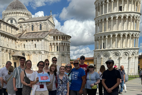 Pisa, det lutande tornet Lutande tornet och Mirakeltorget med en licensierad guideGruppresa