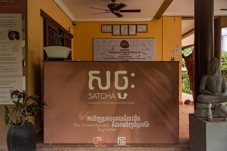 Satcha : visite guidée en atelier avec prise en charge et retour, y compris le déjeuner