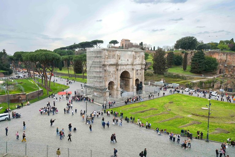 Rome: Colosseum, Roman Forum & Palatine Hill Tour Guided Tour in French