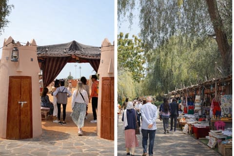 Abu Dhabi: Inside Heritage Village Walking Tour