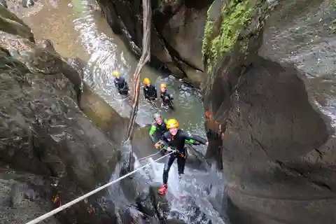 Azores Salto do Cabrito Canyoning Baptism