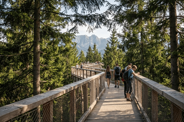 From Zakopane: High Tatras Treetop Walk and Strbske Pleso