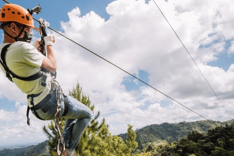 San Juan : Aventure Zipline Toro Verde avec transport