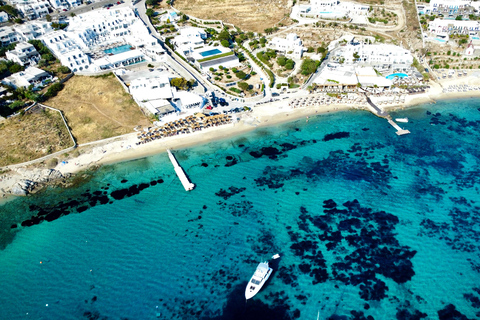 MYKONOS SÜDKÜSTE MORGEN HALBPRIVATE KREUZFAHRTMykonos Südküste Morgens halbprivate Kreuzfahrt