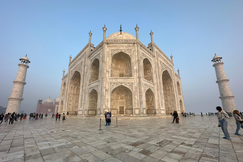 Same Day Agra Delight: Taj Mahal Tour & Diwali Celebration Tour with Transportation and Guide only