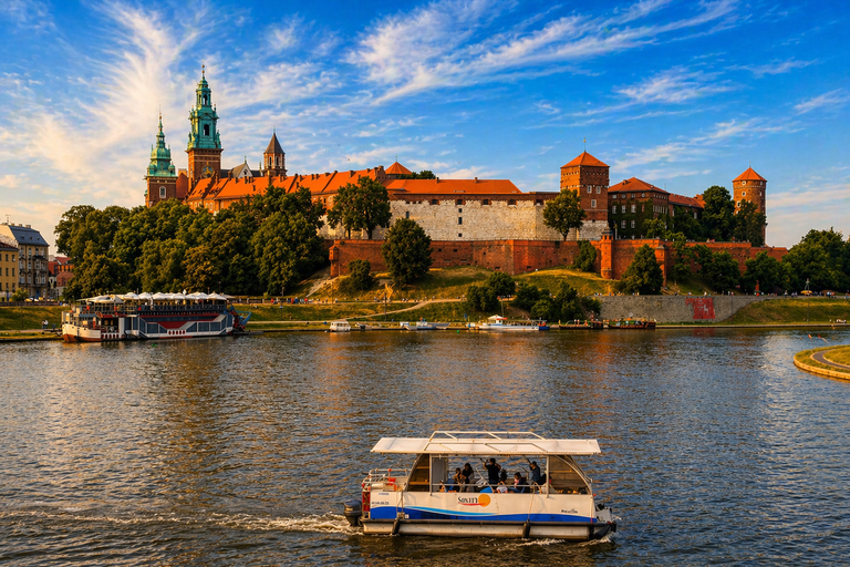 Krakow: Vistula River Sightseeing Cruise with Audio Guide