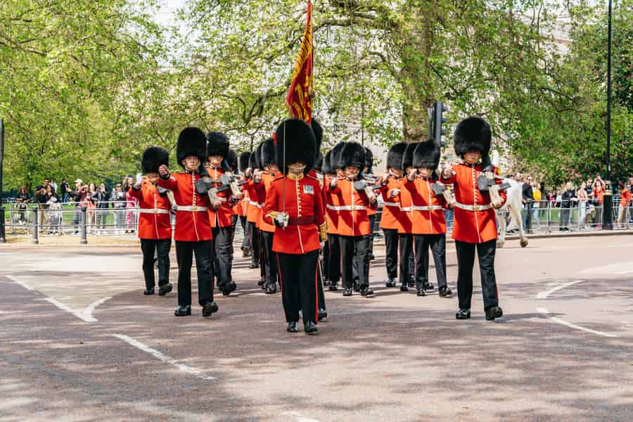 Tour wisseling van de wacht bij Buckingham Palace