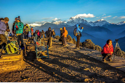 Pokhara Budget : 4 jours Mulde View Point &amp; Poon hill trekAu départ de Pokhara : 4 jours de randonnée au point de vue de Mulde et à la colline de Poon