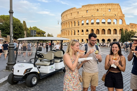6-Hour Private Golf Cart Grand Tour of Rome with Typical Lunch or Dinner Rome: 6-Hour Private Golf Cart Grand Tour with Typical Lunch or Dinner