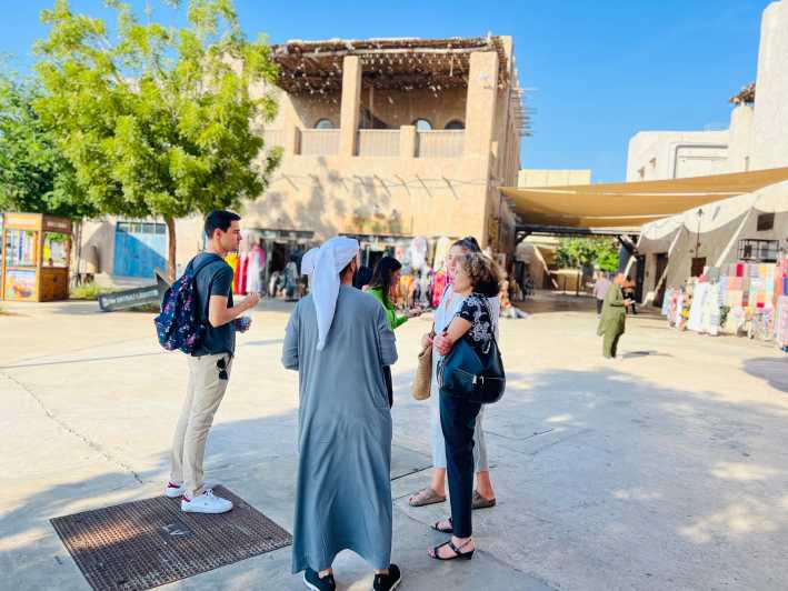 Dubaï : Tour de ville avec les vieux marchés de Dubaï, visite culinaire et balade en Abra