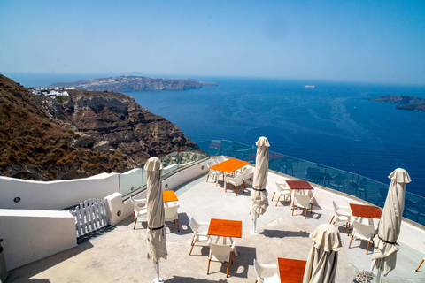 Santorini : Day Tour with mini bus and sunset in oia