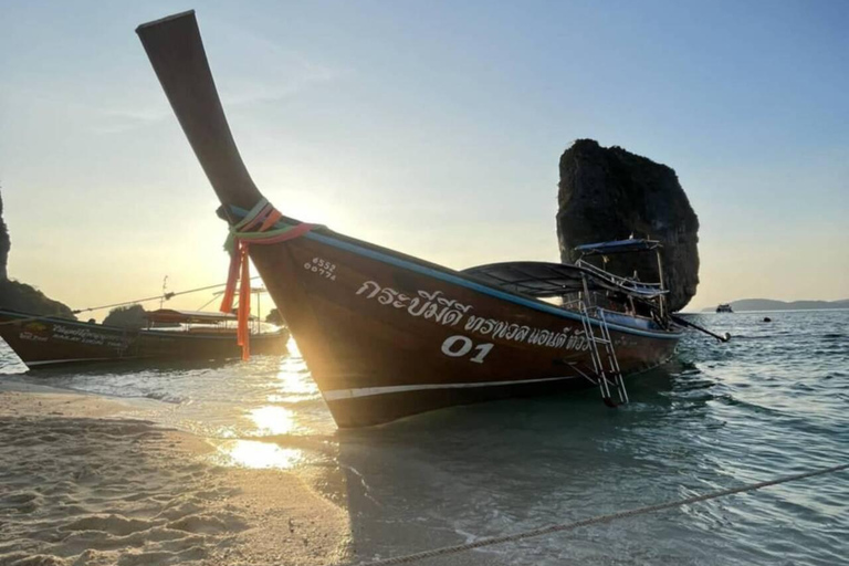 Krabi: Tramonto e cena su 7 isole - Partecipa al tour in barca con LongtailServizio di prelievo e rientro: area di Ao Nang e Ao Nam Mao