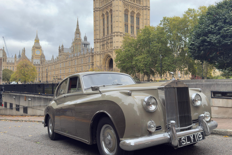 London: Christmas Lights Tour in a Vintage Rolls Royce