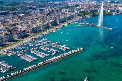 Genèves landsbygd och vinprovning med elcykel