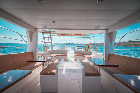 Comino:Blue & Crystal Lagoon,Gozo & Seacaves Half day cruise Half day cruise-Comino,Gozo,Blue & Crystal Lagoon & Seacaves