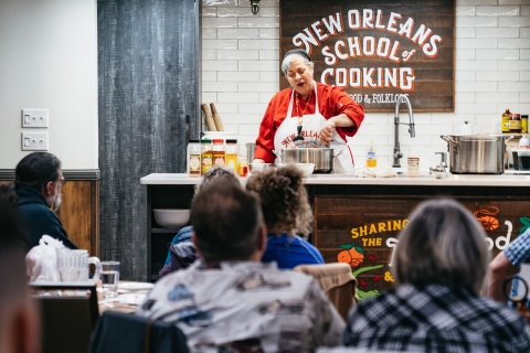 New Orleans Lunch & Lesson: Cours de cuisine cajun et créole10h Cours de démonstration et repas
