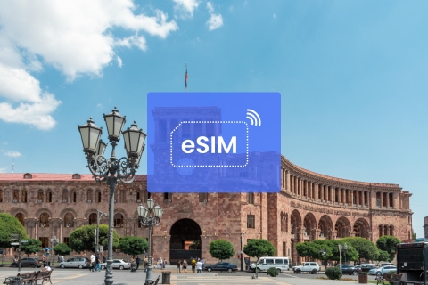 Yerevan: Armenia eSIM Roaming Mobile Data Plan 3 GB/ 15 Days