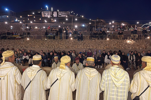 Marrakesz: Agafay Desert Dinner Show, przejażdżka na wielbłądzie, 1-godz. Buggy