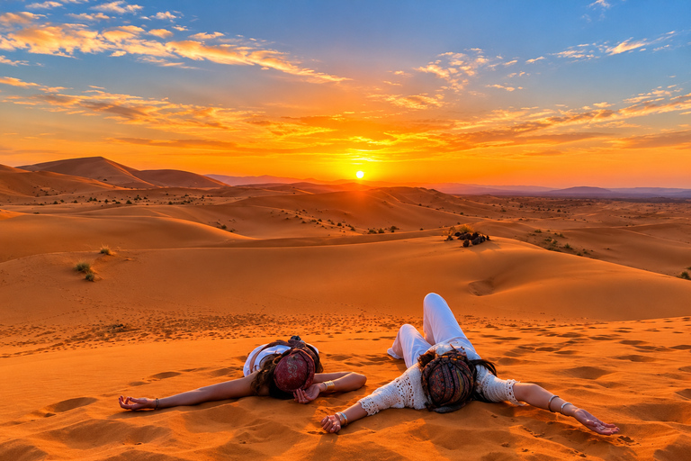 Marrakech: 3-Day Student Sahara Tour With Camp and Quad Adventure Pick: Luxury Camp & Sunset ATV Ride