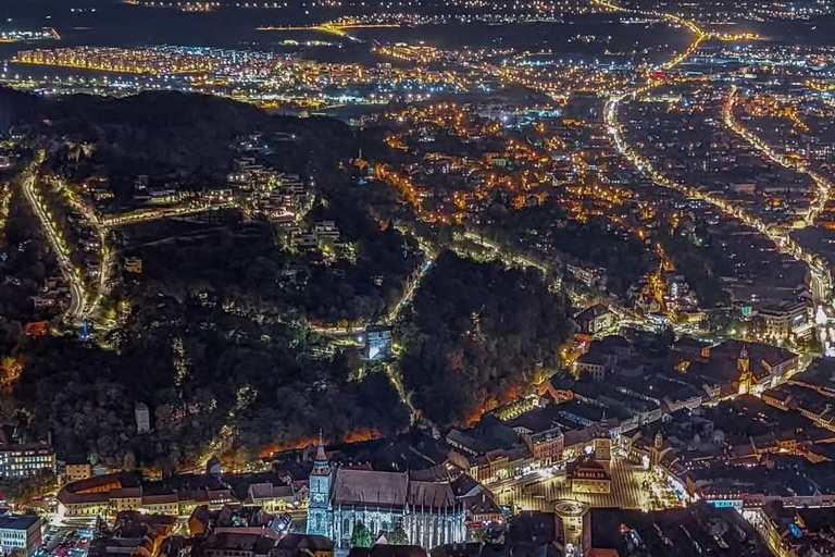 Brașov: Night Hike to the Brașov Sign with Guide
