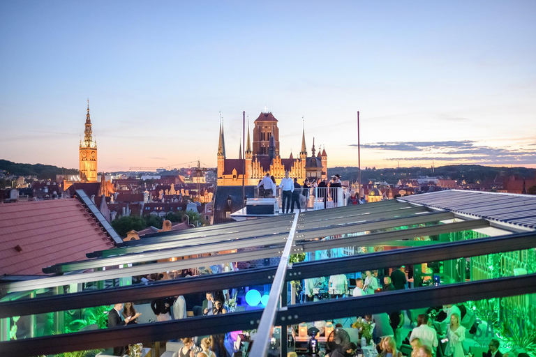 Gdansk Center : restaurant DINNER &amp; SHOW avec vue spectaculaire