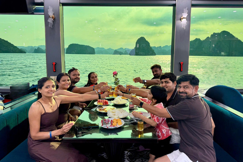 5-Star Ha Long Day Cruise with Jacuzzi, Lunch & Free Drink Day Cruise With Meal