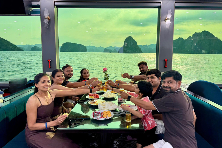 5-Star Ha Long Day Cruise with Jacuzzi, Lunch & Free Drink Day Cruise With Meal