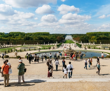 Från Paris: Versailles slott och trädgårdar med transport