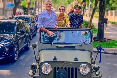 Saigon Half day by Jeep: City Landmarks & Local Life