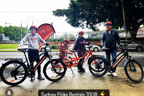 Sydney : Location de vélos électriques et audioguide Wheel Explorer